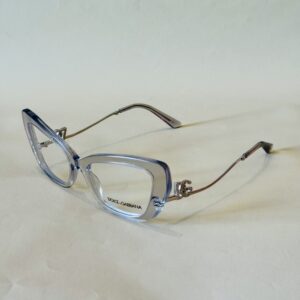 Armação Dolce&Gabbana Acetato Gatinho Transparente.